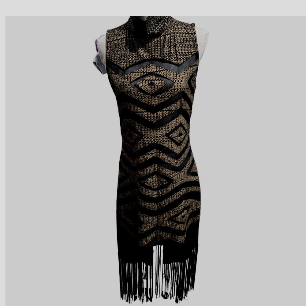Manaola Black Label Fitted Fringe Dress - New York Fashion Week!